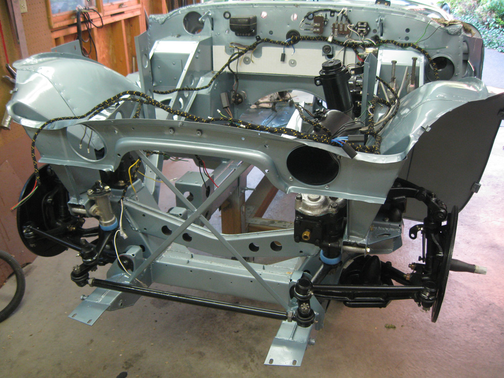It’s starting to look like a car! | Austin Healey 100-6 ... austin healey 3000 wiring diagram 